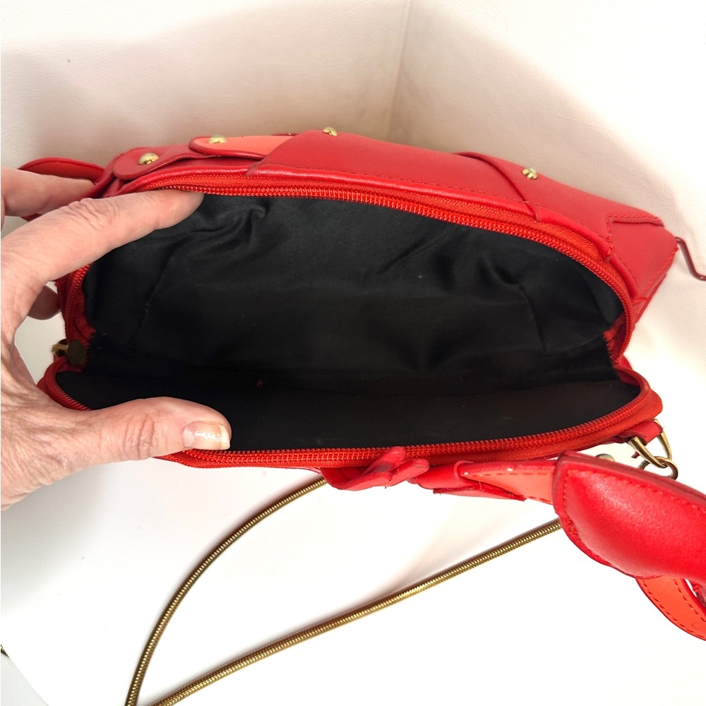 ***Unique 3D Lobster Animal Purse Novelty Zipper Crossbody Shoulder Bag - Picture 5 of 9